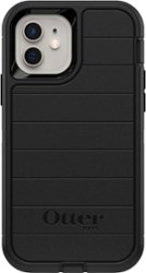 OtterBox - Defender Series Pro for Apple® iPhone® 12 and iPhone 12 Pro - Black - Front_Zoom