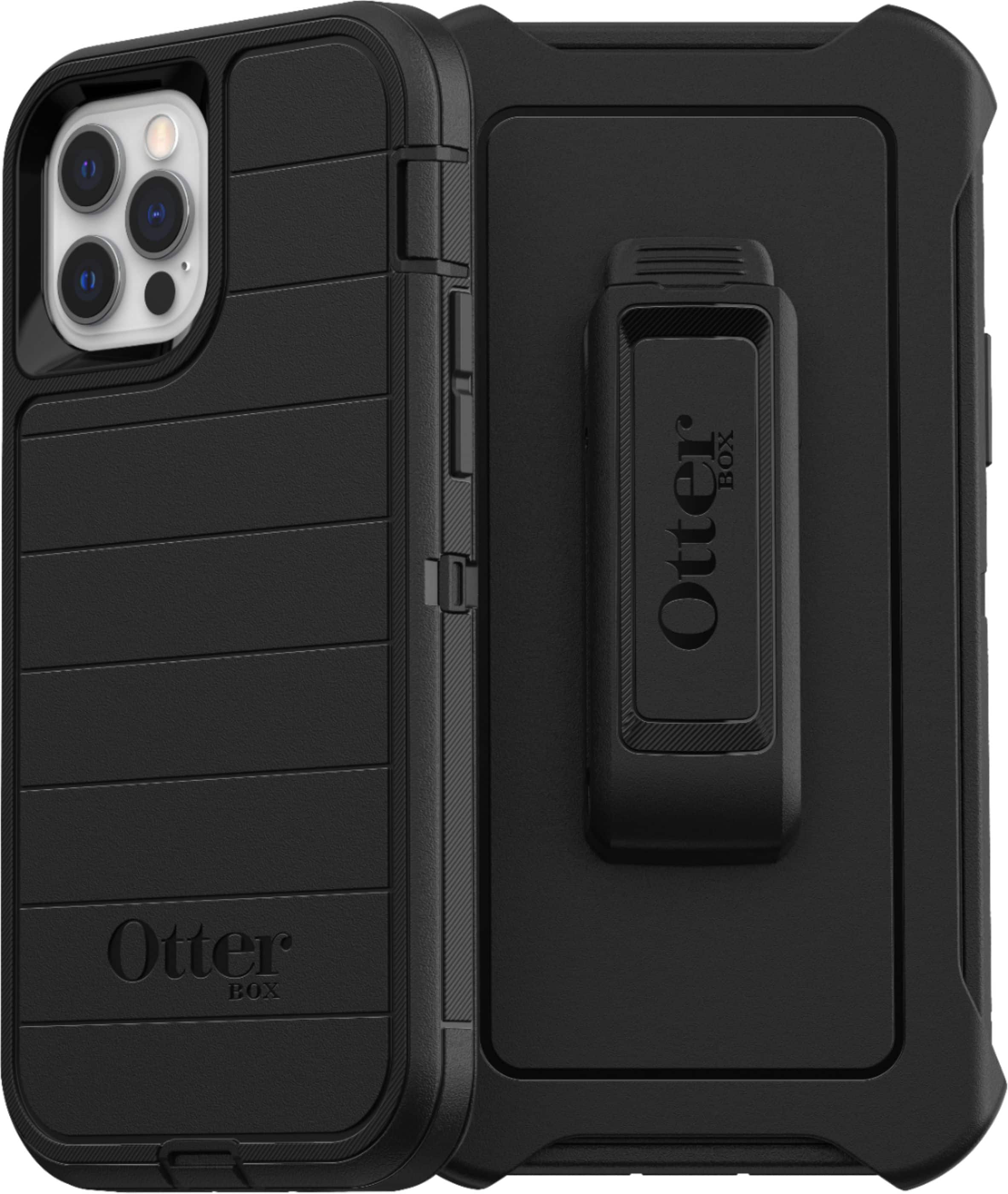 Alt View 12. OtterBox - Defender Series Pro for Apple® iPhone® 12 and iPhone 12 Pro - Black.