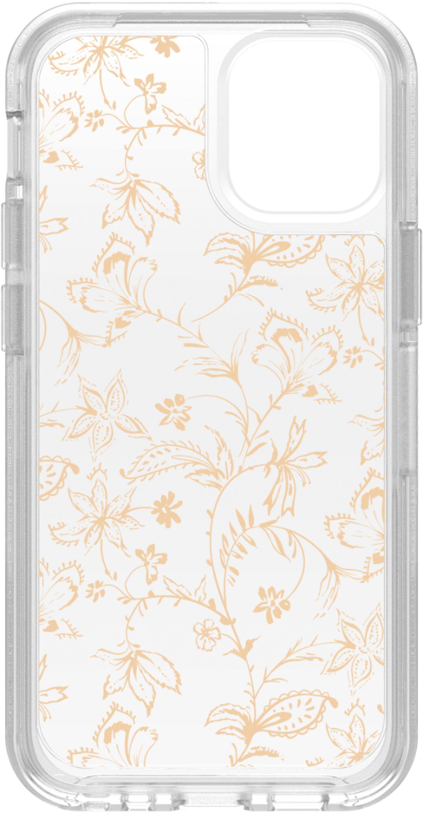 Left View: OtterBox - Symmetry Clear Series for Apple® iPhone® 12 mini - Wallflower