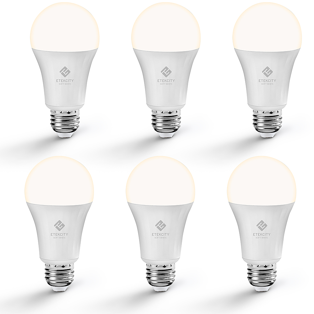 Etekcity - Smart LED Dimmable Light Bulb (6-Pack) - White