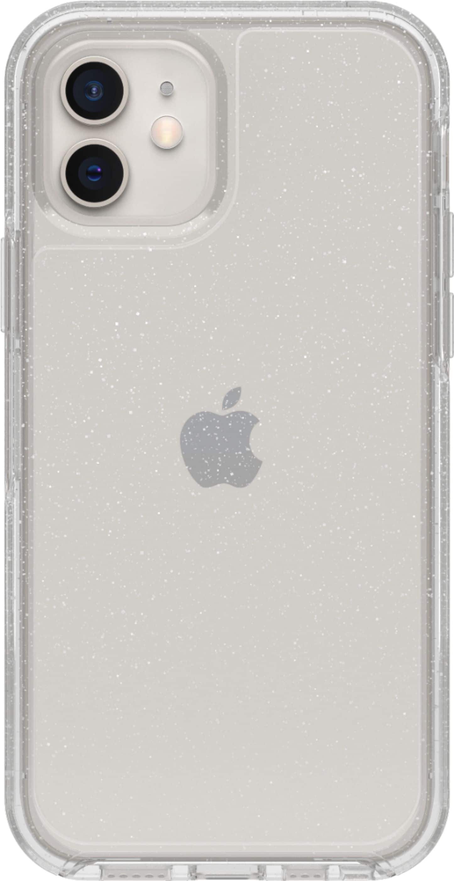 Front. OtterBox - Symmetry Clear Series for Apple® iPhone® 12 and iPhone 12 Pro - Stardust.