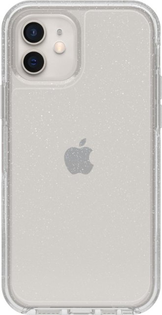 Front Zoom. OtterBox - Symmetry Clear Series for Apple® iPhone® 12 and iPhone 12 Pro - Stardust.