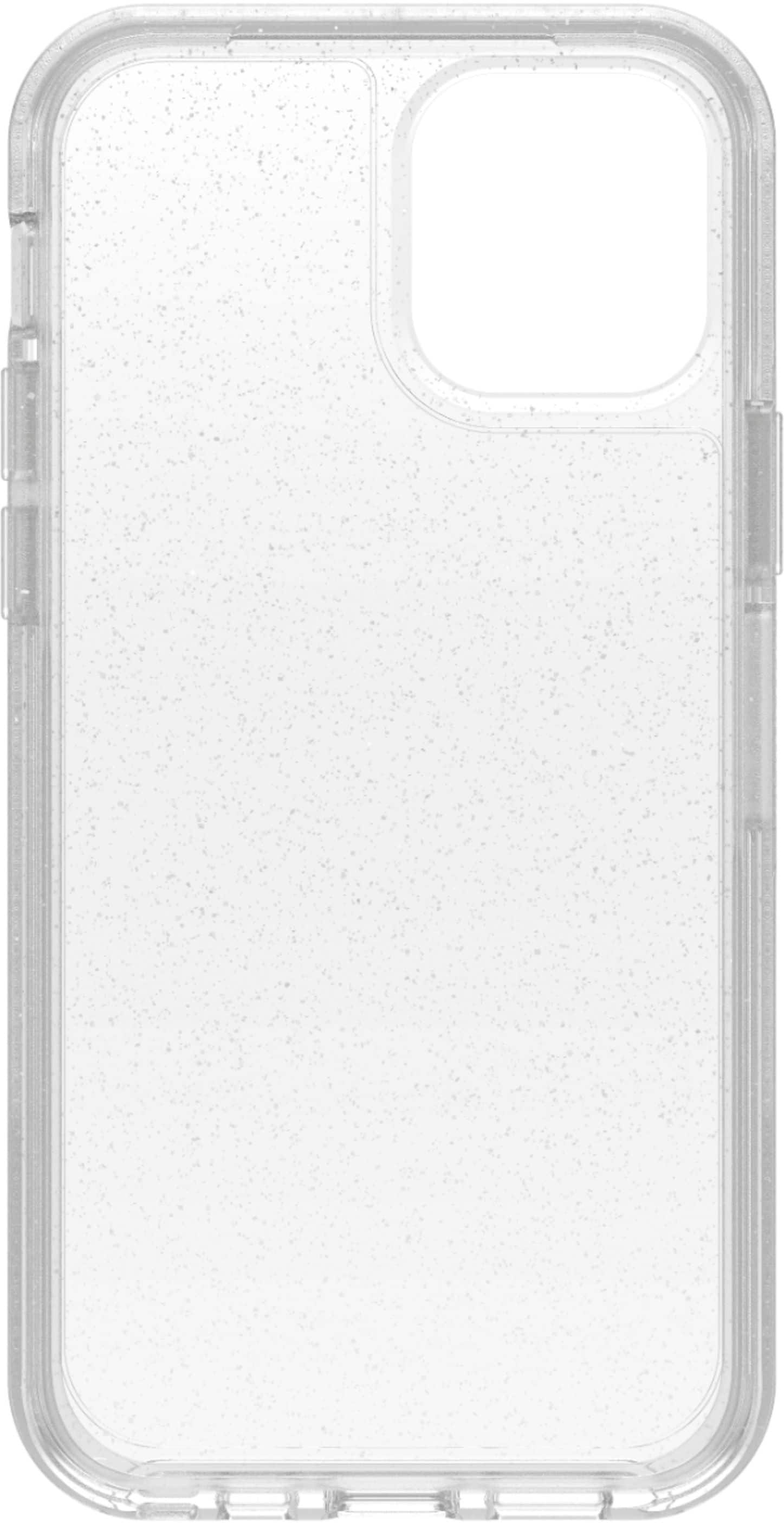 Left. OtterBox - Symmetry Clear Series for Apple® iPhone® 12 and iPhone 12 Pro - Stardust.