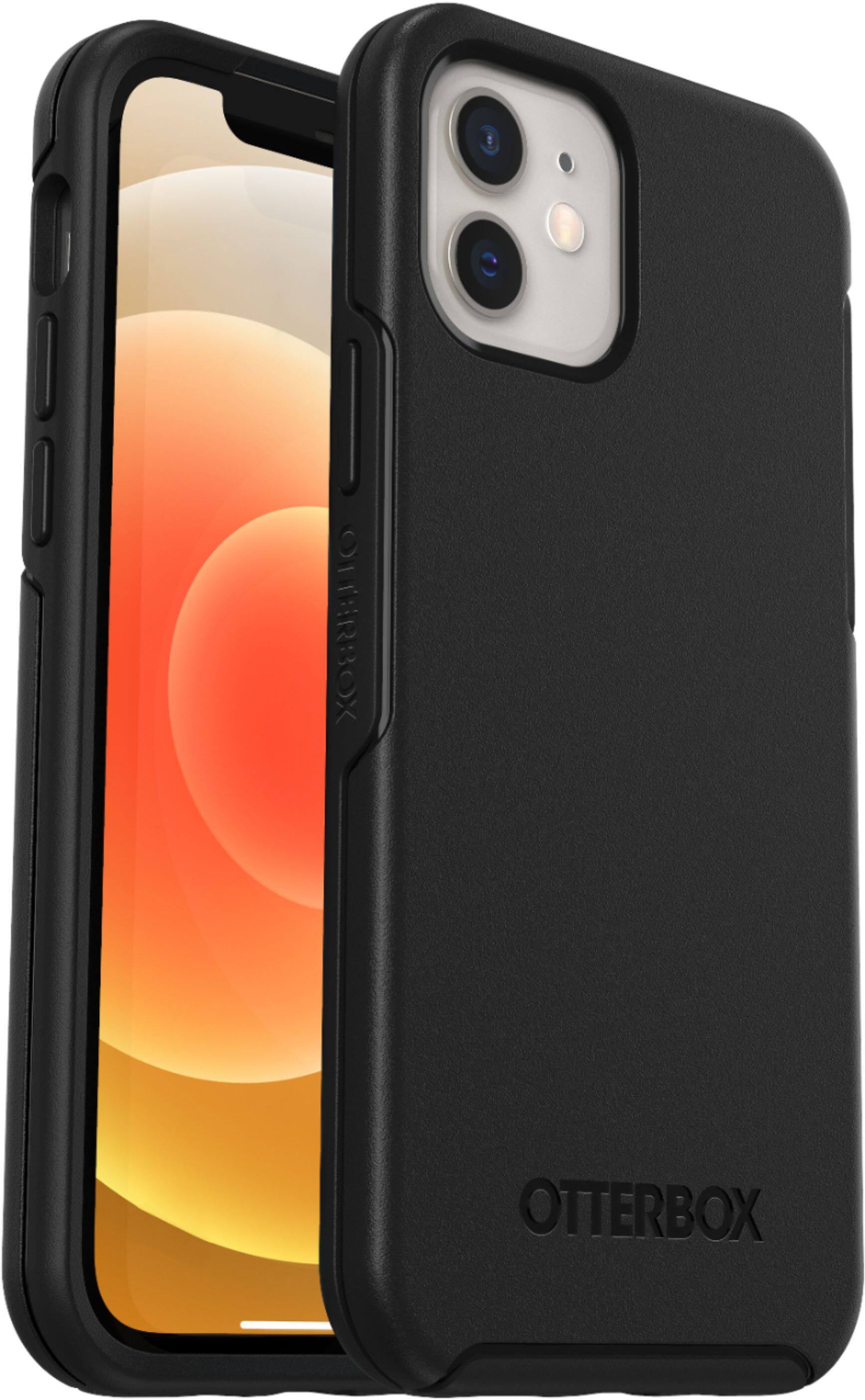 Angle. OtterBox - Symmetry Series for Apple® iPhone® 12 and iPhone 12 Pro - Black.