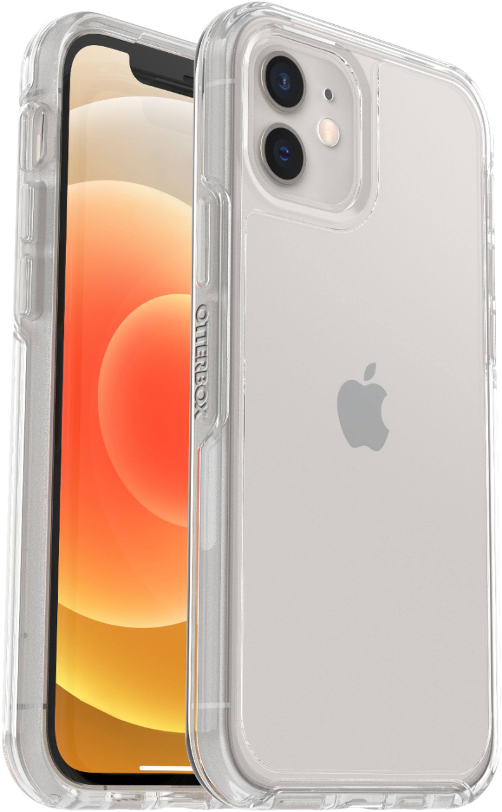 Alt View 3. OtterBox - Symmetry Clear Series for Apple iPhone 12 and iPhone 12 Pro - Clear.