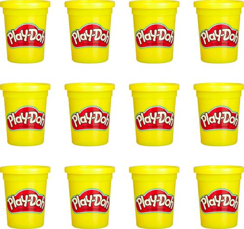 Play-Doh Bulk 12-Pack of Yellow Non-Toxic Modeling Compound, 4-Ounce Cans