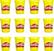 Front. Play-Doh - Play-Doh Bulk 12-Pack of Non-Toxic Modeling Compound, 4-Ounce Cans - Yellow.