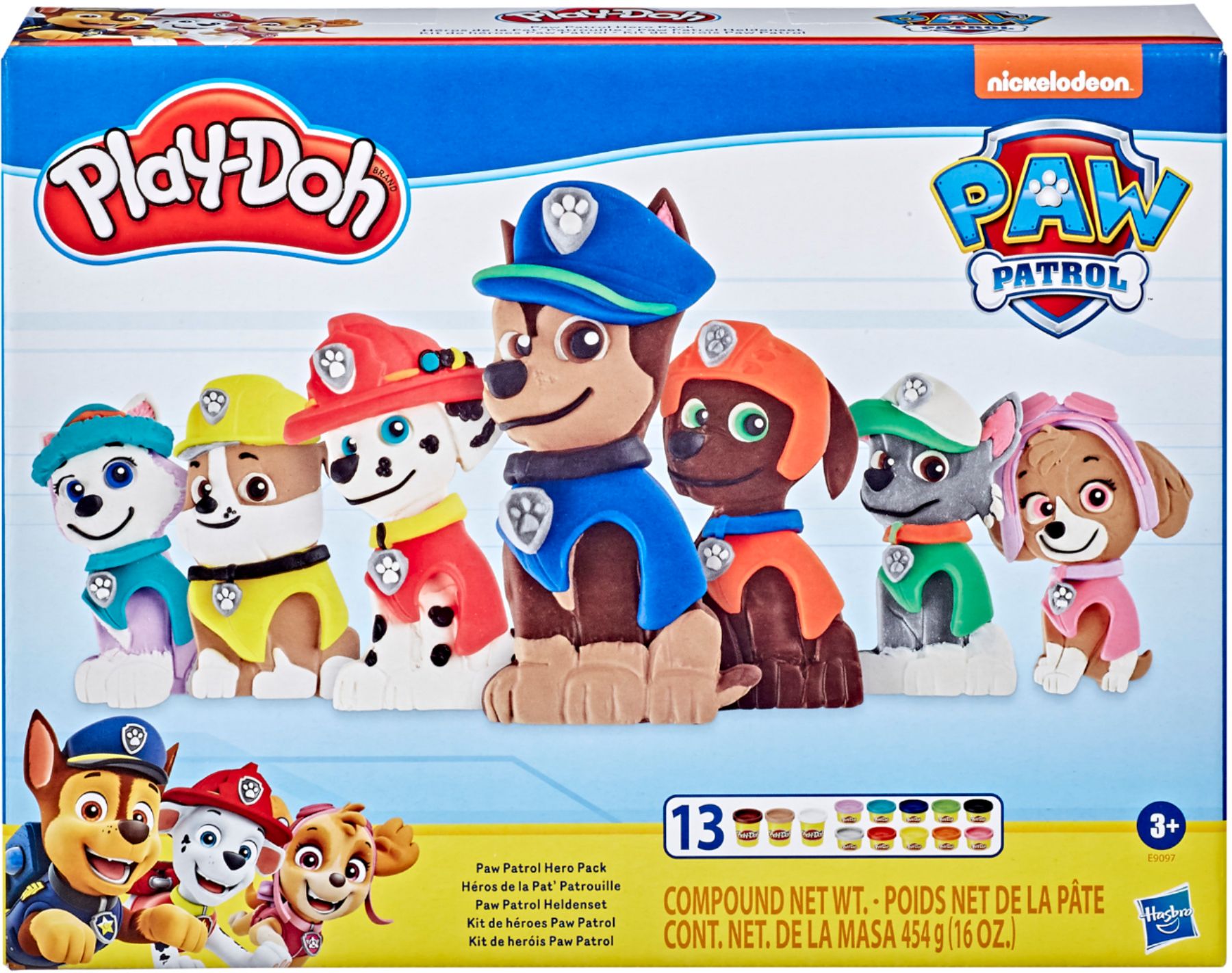 Play-Doh PAW Patrol Rescue Ready Chase Toy for Kids 3 Years and Up with 5 Non-Toxic Modeling Compound Colors