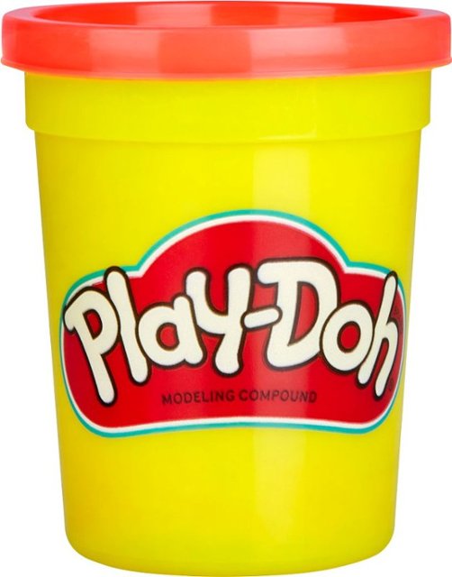 Play-Doh Bulk 12-Pack of Red Non-Toxic Modeling Compound, 4-Ounce Cans ...