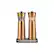 Angle. Kalorik - Rechargeable Gravity Salt and Pepper Grinder Set - Copper.