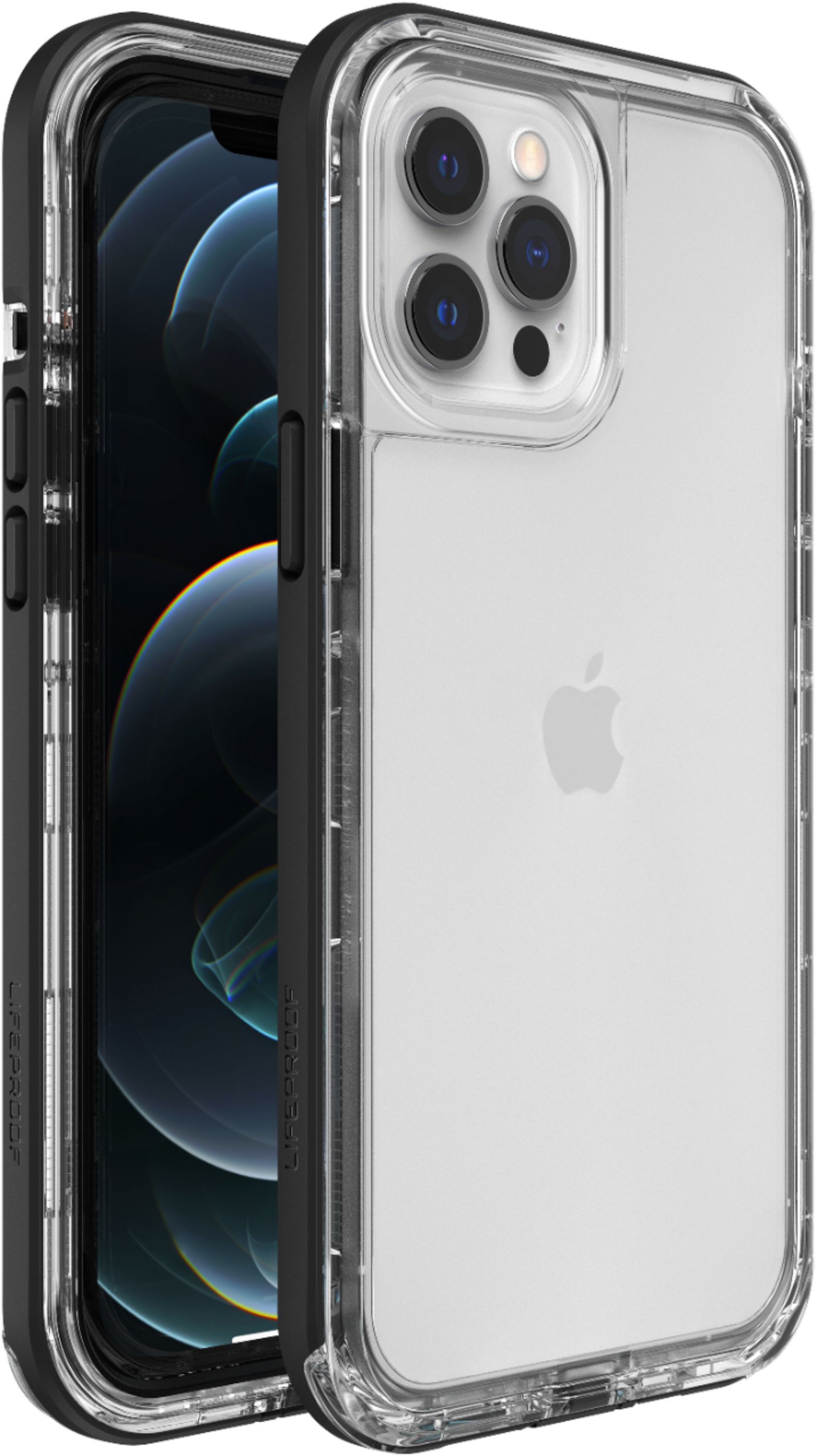 Angle View: LifeProof - NËXT Series Carrying Case for Apple® iPhone® 12 Pro Max - Black Crystal