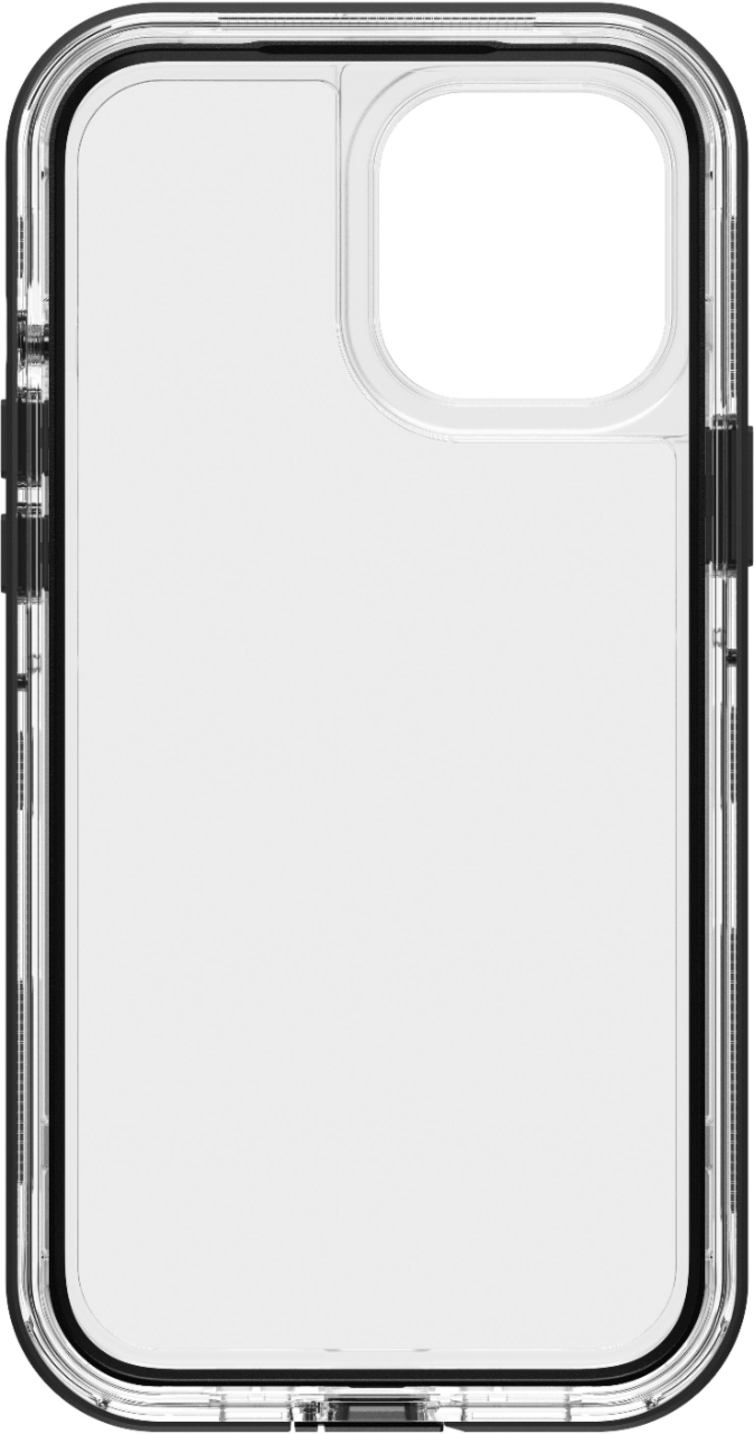 Left View: LifeProof - NËXT Series Carrying Case for Apple® iPhone® 12 Pro Max - Black Crystal