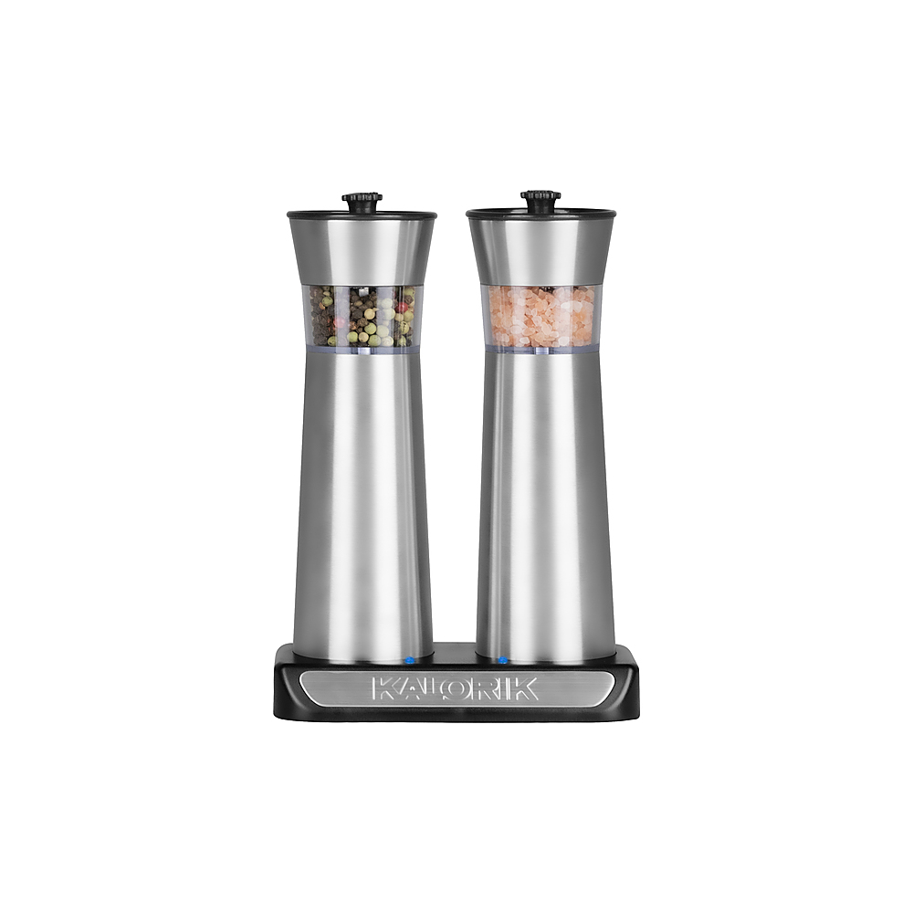 Electric Salt and Pepper Grinder Set 2 Mills Rechargeable with