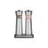 Alt View 11. Kalorik - Rechargeable Gravity Salt and Pepper Grinder Set - Stainless Steel.