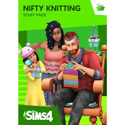Front. Electronic Arts - The Sims 4 Nifty Knitting Stuff Pack. - T (Teen 13+)