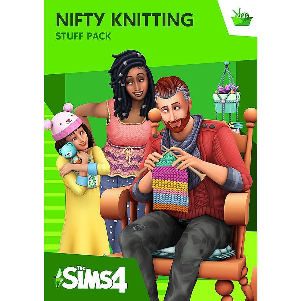 Front. Electronic Arts - The Sims 4 Nifty Knitting Stuff Pack.