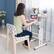 Alt View 12. Mind Reader - 2 Tier Sit and Stand Desk - White.