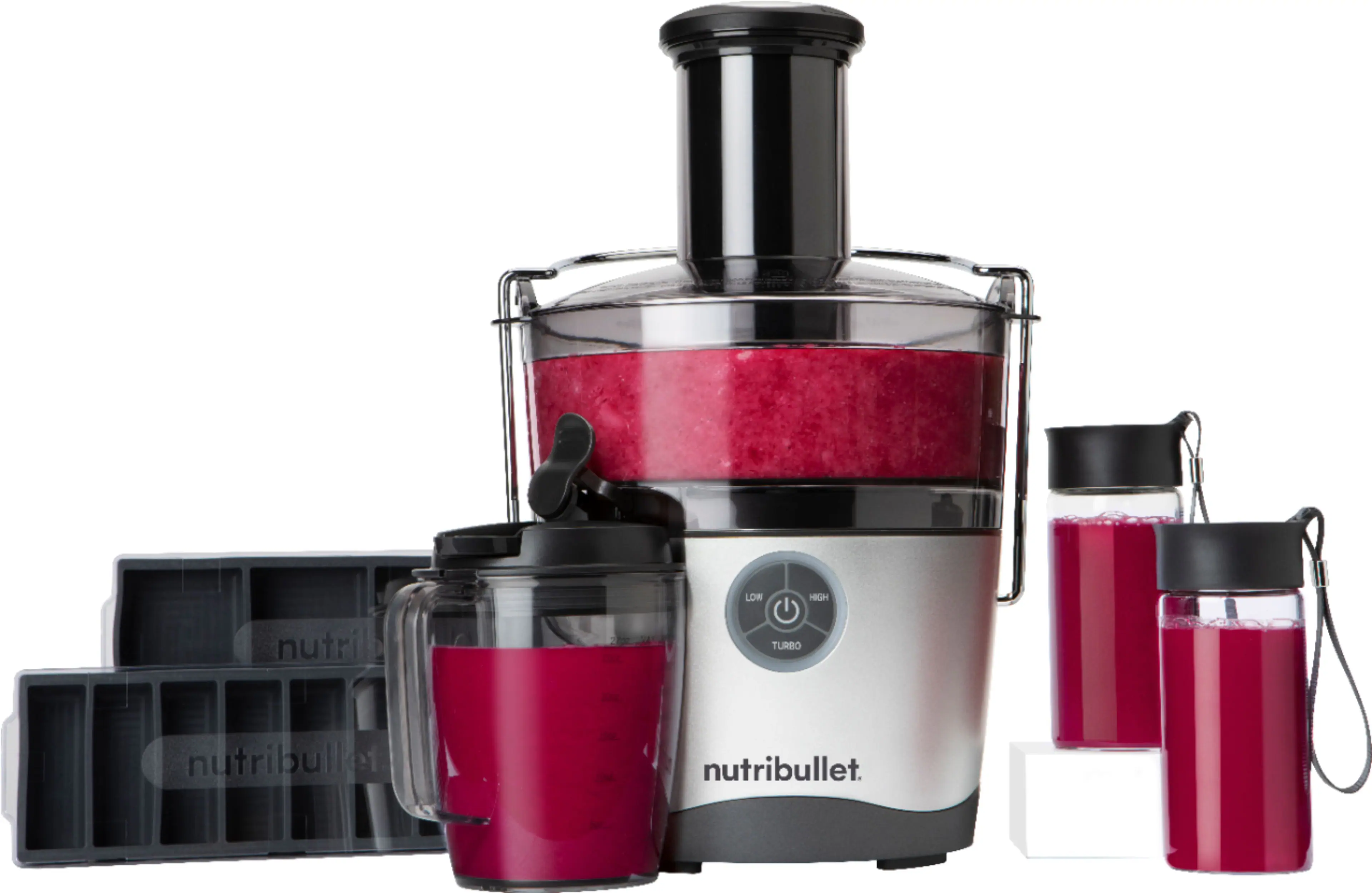 Front. NutriBullet - Centrifugal Juicer Pro NBJ50200 - Silver.