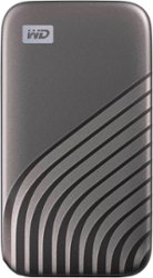 WD - My Passport 1TB External USB Type-C Portable SSD - Space Gray - Front_Zoom