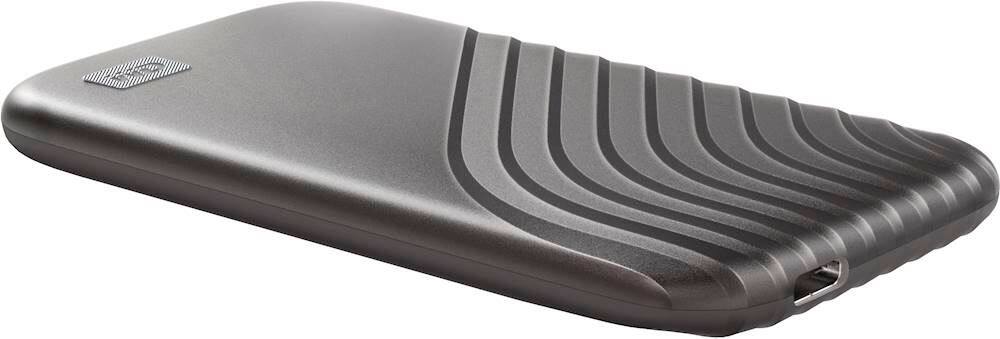 Alt View 12. WD - My Passport 1TB External USB Type-C Portable SSD - Space Gray.