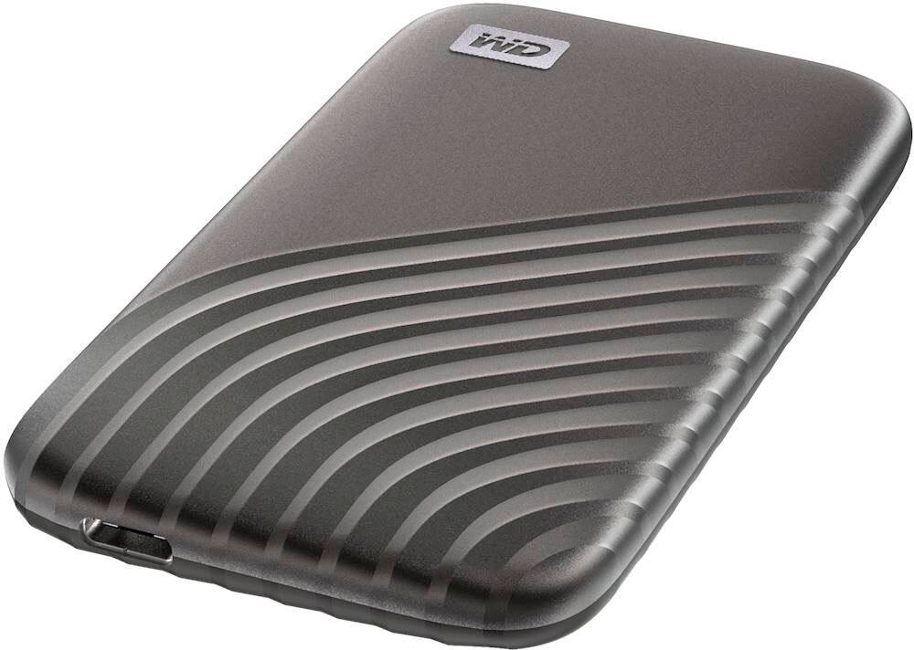 Alt View 13. WD - My Passport 1TB External USB Type-C Portable SSD - Space Gray.
