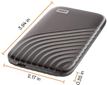 WD My Passport 1TB External USB Type C Portable SSD Space Gray WD My Passport 1TB External USB Type C Portable SSD Space Gray