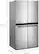 Alt View 1. Whirlpool - 19.4 Cu. Ft. 4-Door French Door Counter-Depth Refrigerator with Flexible Organization Spaces - Stainless Steel.