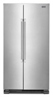 Maytag - 25 Cu. Ft. Side-by-Side Freestanding Refrigerator, Fingerprint Resistant - Stainless steel - Front_Zoom