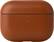 Front. Native Union - Leather Airpods Pro Case-Tan - BROWN.