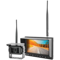 EchoMaster - Wireless AHD Camera and 7” Monitor Kit - Black - Front_Zoom