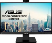 Front Zoom. ASUS - 23.8" FHD IPS Video Conference Business Monitor with Webcam (DisplayPort,HDMI) - Black.