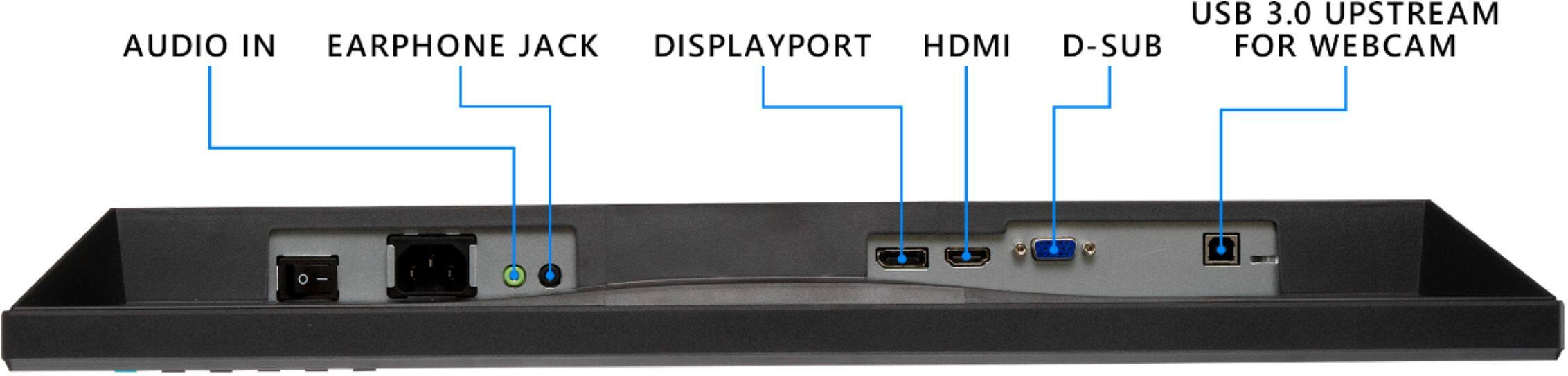 Alt View 12. ASUS - 23.8" FHD IPS Video Conference Business Monitor with Webcam (DisplayPort,HDMI) - Black.