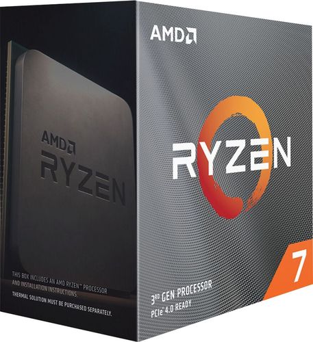 AMD - Ryzen 7 3800XT 3rd Gen 8-core, 16-Threads Unlocked Desktop Processor Without Cooler