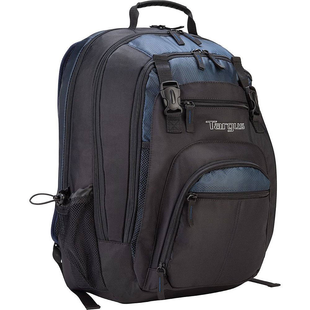 Left View: Targus 17" XL Laptop Backpack - TXL617