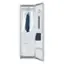 Angle. LG - STUDIO Styler Smart Steam Clothing Care System - Black Tinted Mirror.
