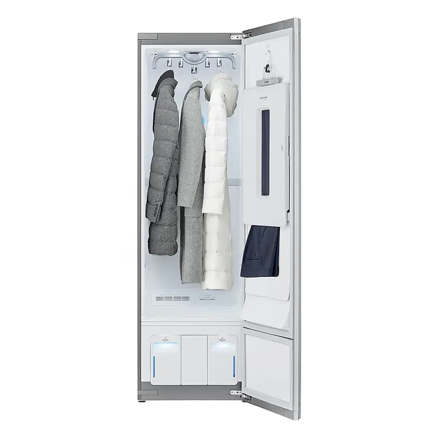 Alt View 14. LG - STUDIO Styler Smart Steam Clothing Care System - Black Tinted Mirror.
