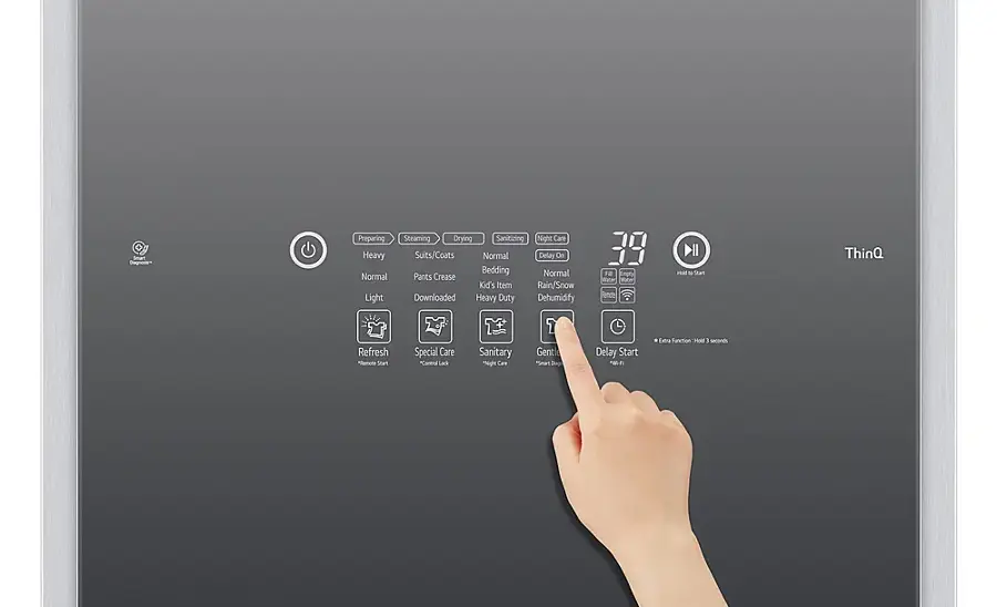 Alt View 16. LG - STUDIO Styler Smart Steam Clothing Care System - Black Tinted Mirror.