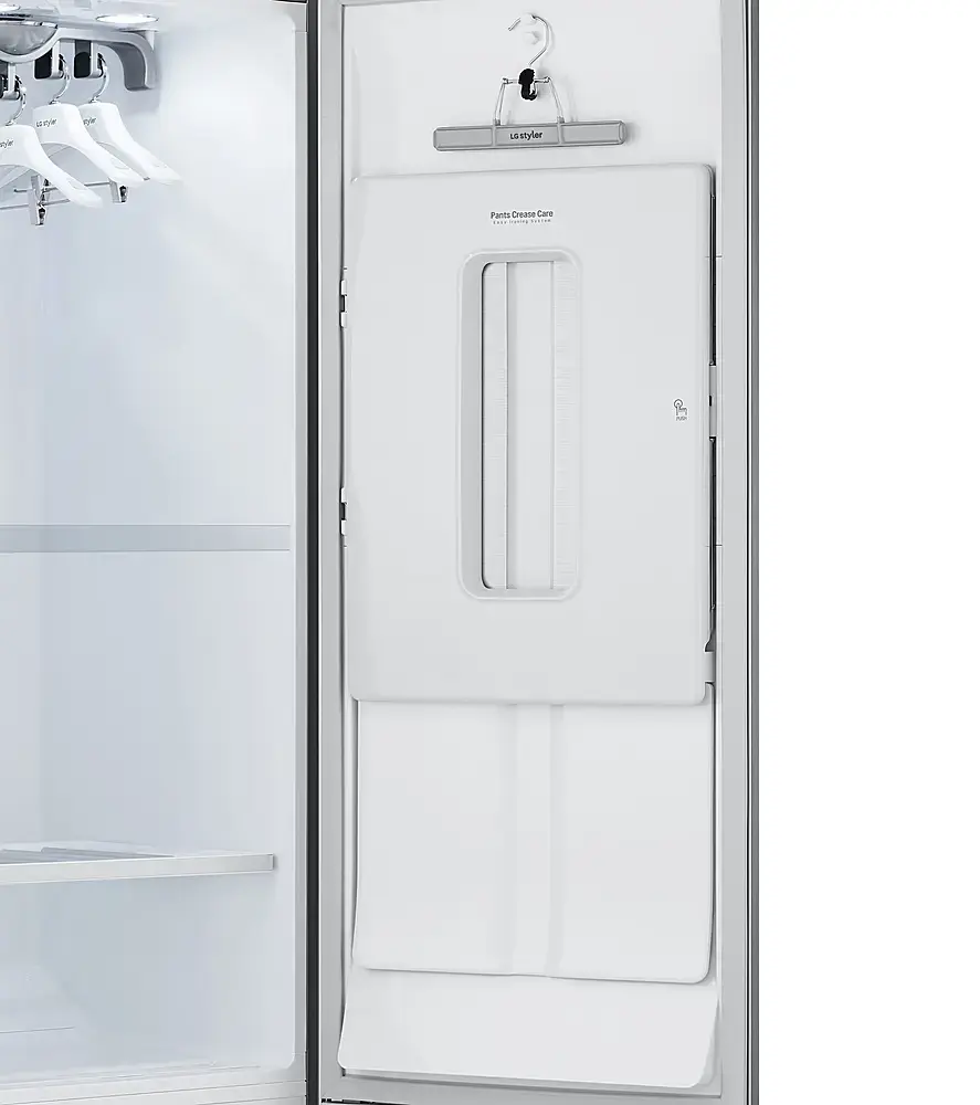 Alt View 17. LG - STUDIO Styler Smart Steam Clothing Care System - Black Tinted Mirror.
