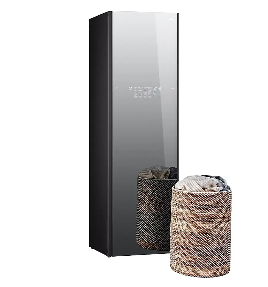 Alt View 23. LG - STUDIO Styler Smart Steam Clothing Care System - Black Tinted Mirror.