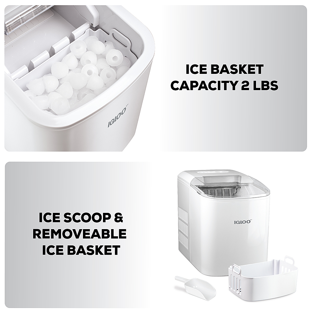 my igloo portable ice maker full ice sensor