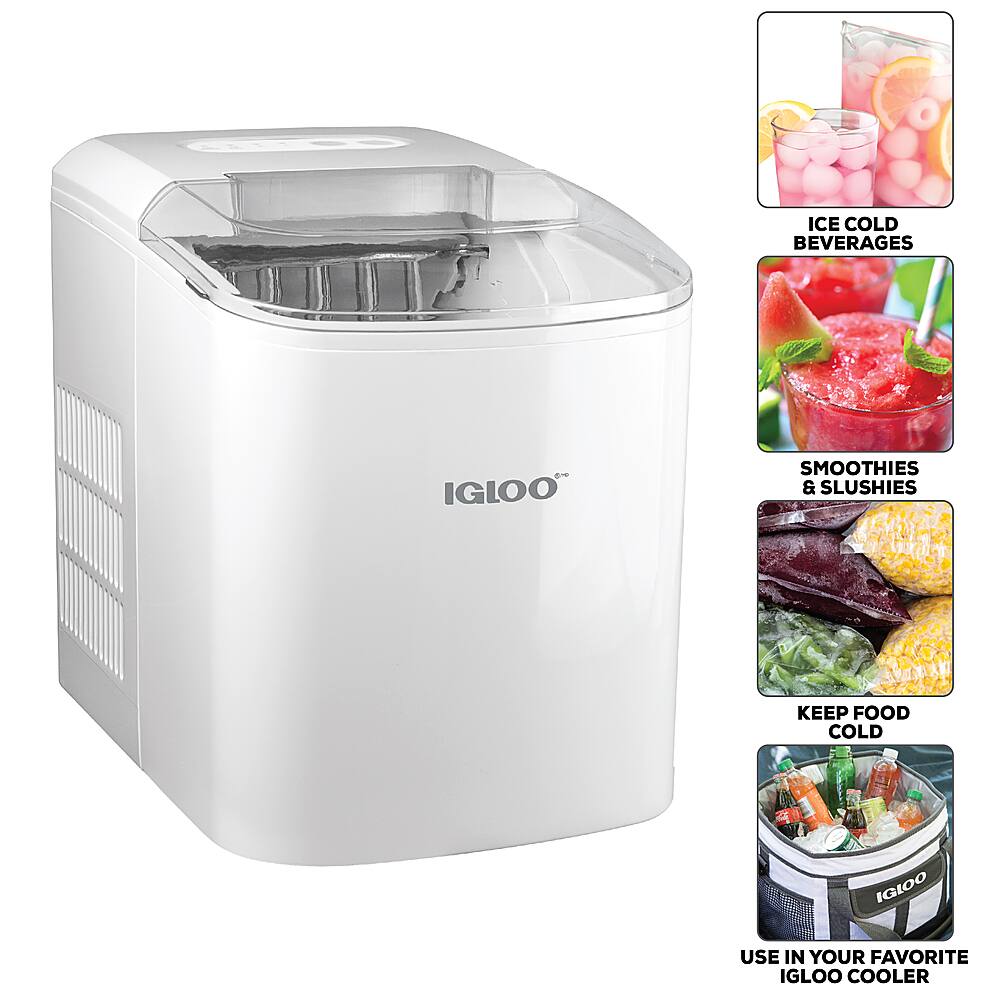 Alt View 14. Igloo - 26-Pound Automatic Portable Countertop Ice Maker Machine.