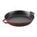 Angle. Staub - Cast Iron 15-inch Double Handle Fry Pan / Paella Pan - Dark Blue.