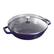 Angle. Staub - Cast Iron 4.5-qt Perfect Pan - Dark Blue.