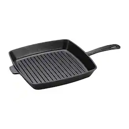 Staub - Cast Iron 12-inch Square Grill Pan - Matte Black