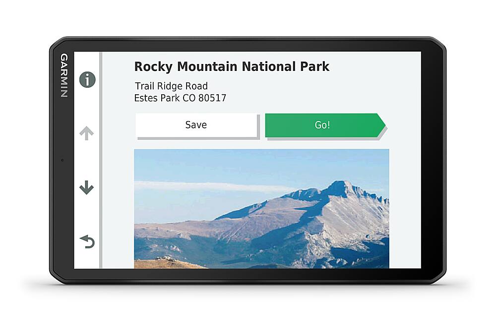 Alt View 13. Garmin - RV 890 Large 8" RV GPS Navigator with Map Updates, Bluetooth, and WiFi - Black.