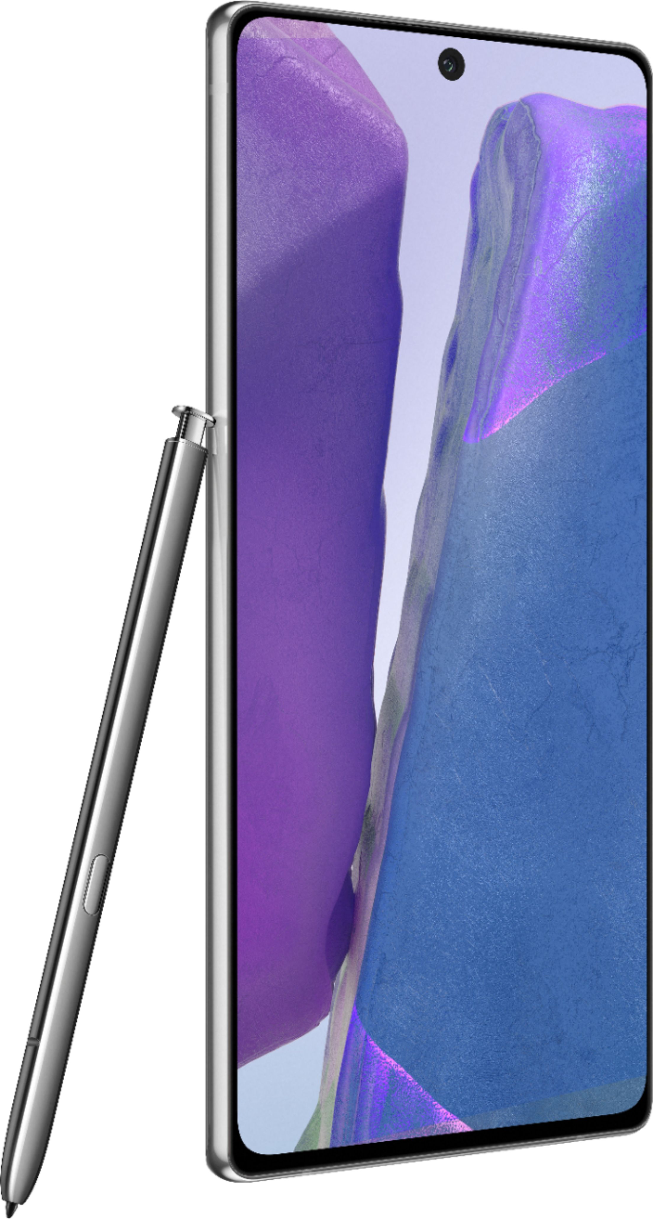 Angle View: Samsung Galaxy S21 5G, 256GB Gray - Unlocked