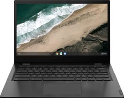 Lenovo - Geek Squad Certified Refurbished 14" Touch-Screen Chromebook - AMD A6-Series - 4GB Memory - 32GB eMMC Flash Memory - Platinum Gray - Front_Zoom
