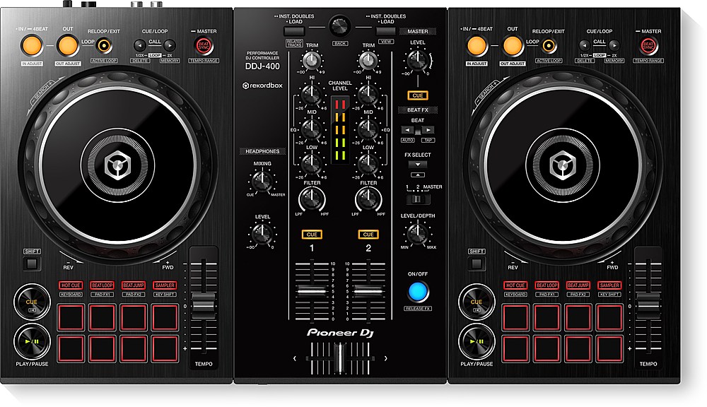 Best Buy: Pioneer DJ DDJ-400 2-channel DJ controller for rekordbox 