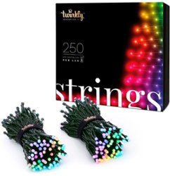Twinkly - Smart Light String 250 LED RGB Generation II - Green/White - Front_Zoom
