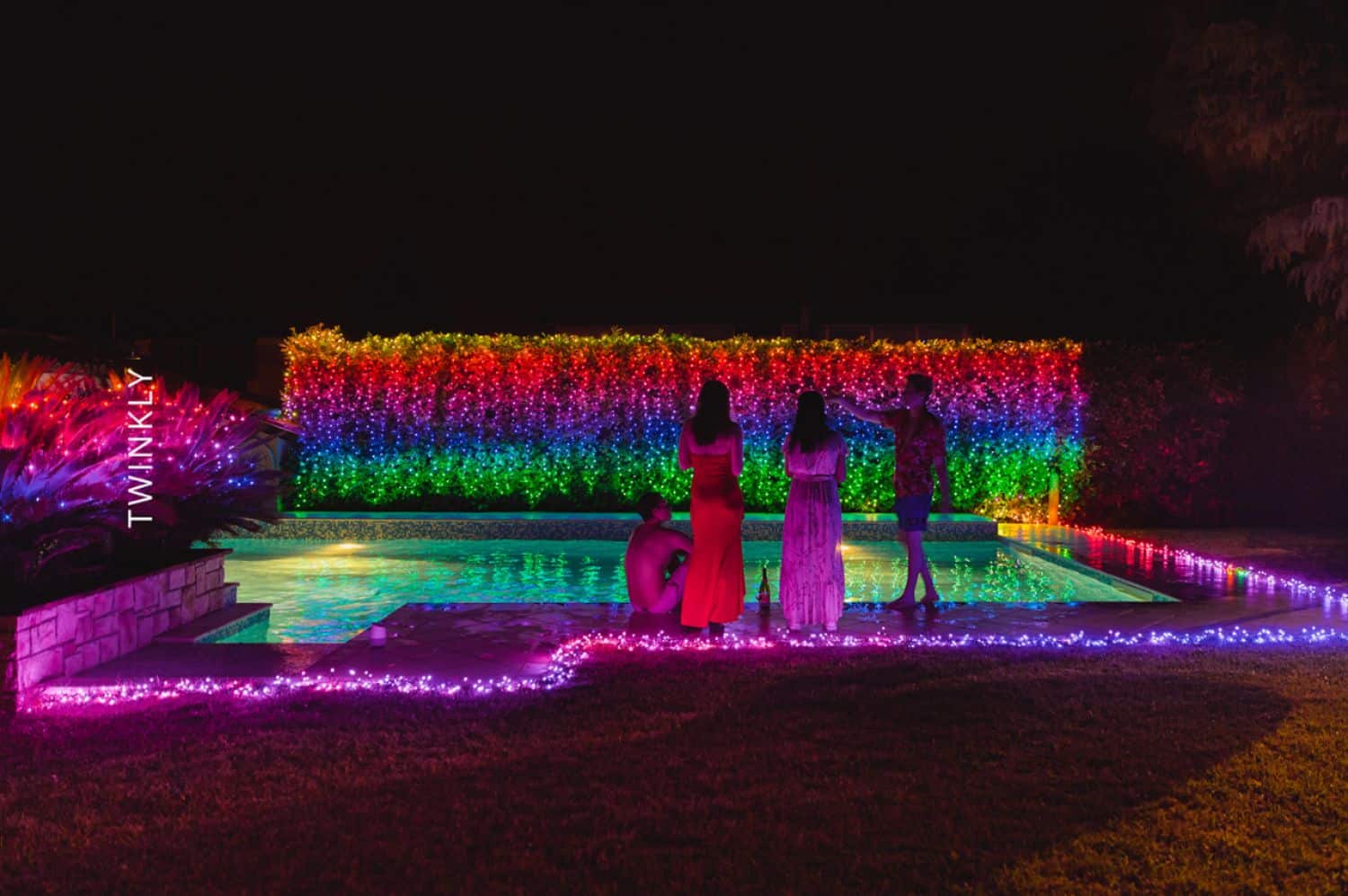 Alt View 24. Twinkly - Smart Light String 250 LED RGB Generation II - Multi.